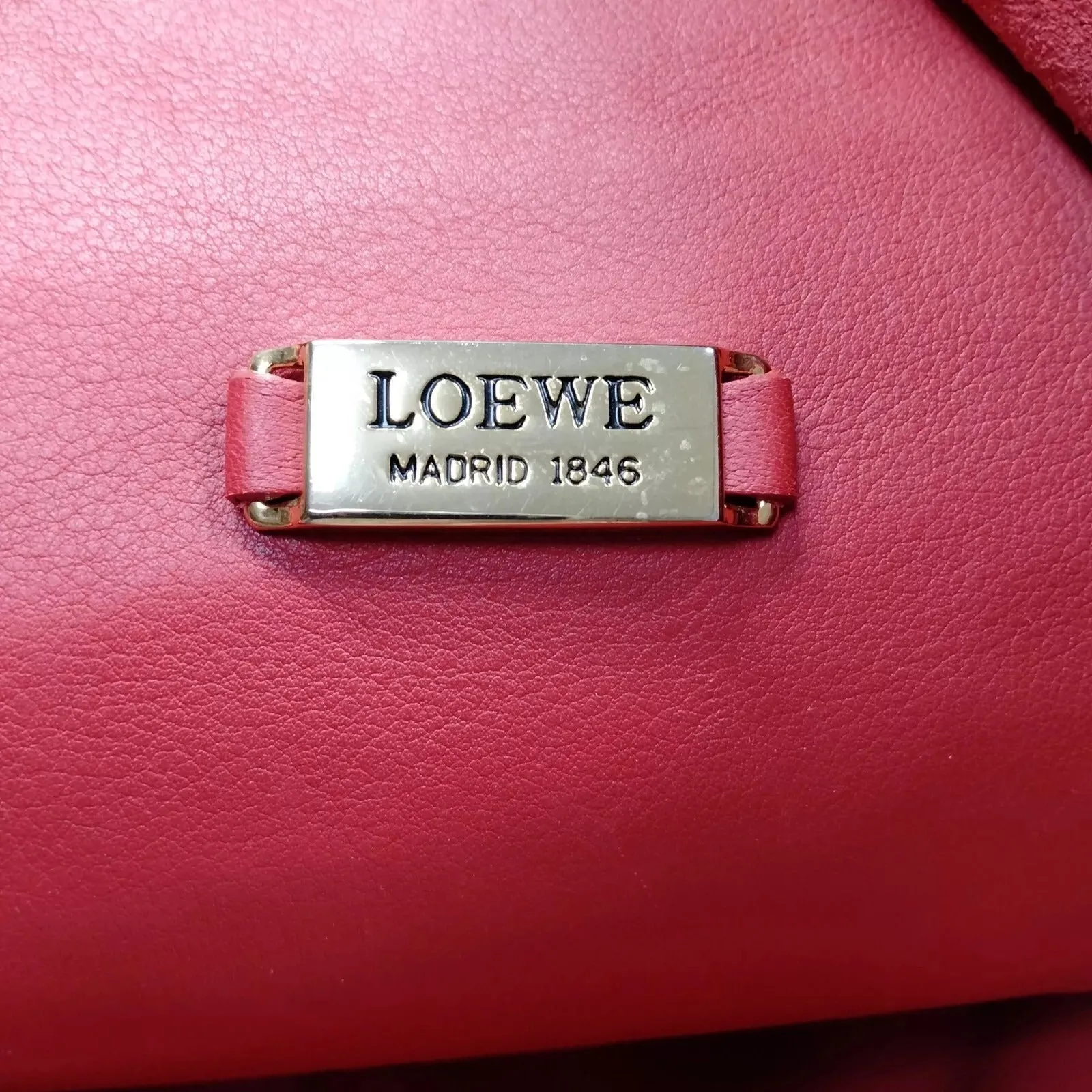 213303AQ (C4) Loewe Shoulder Bag Red Leather