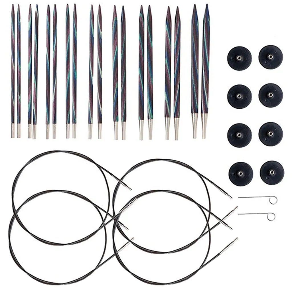 Foursquare Interchangeable Circular Needle Set US 4-11, Knit Picks