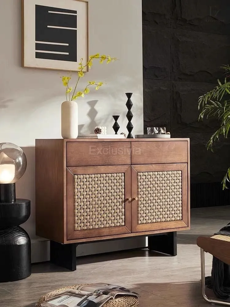 MONX Rattan Cabinet Sideboard