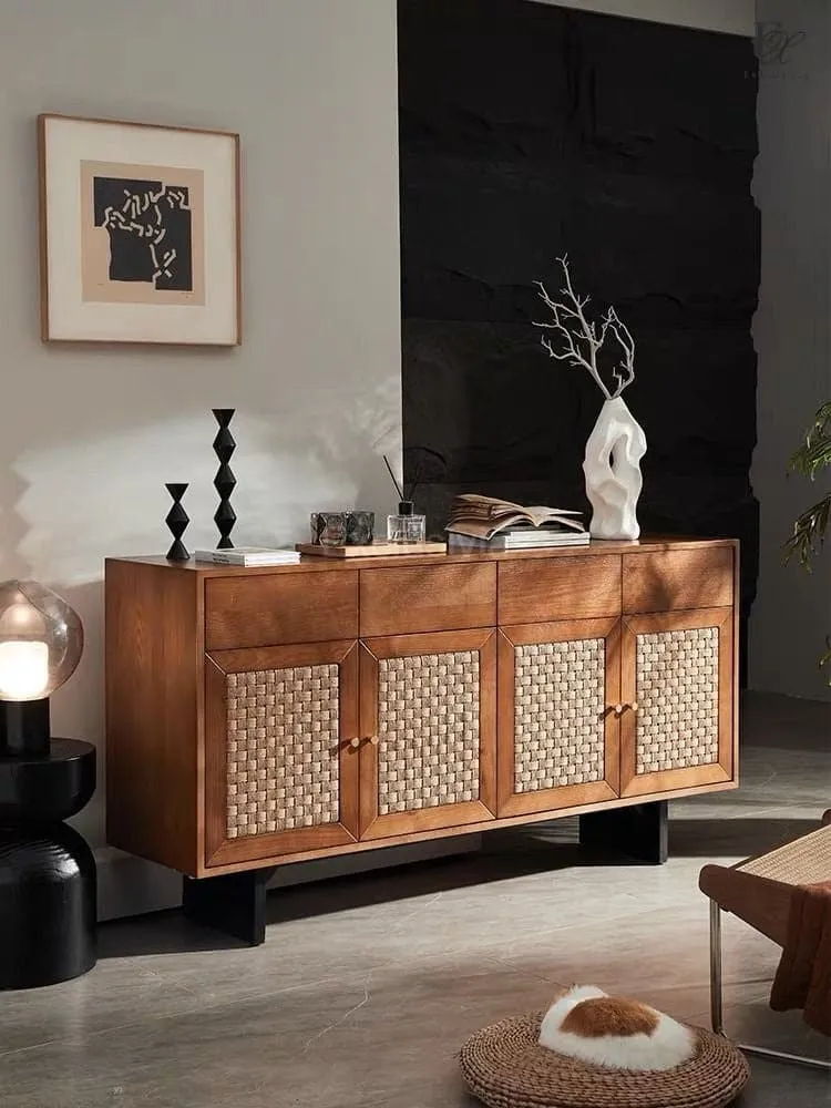 MONX Rattan Cabinet Sideboard