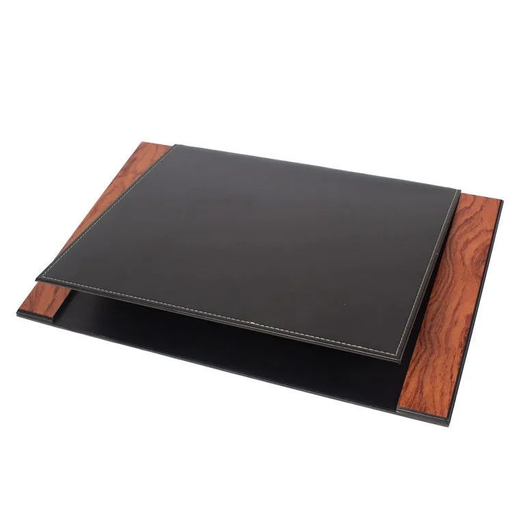 MOOG Prestige  Personalized Wooden Brown Desk Set - 8 PCS