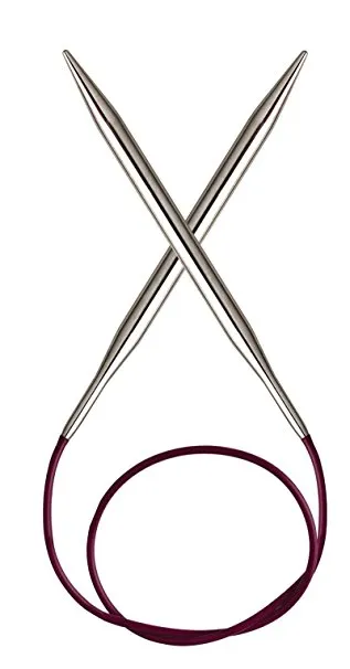 Nickel Plated Fixed Circular Needles, Knit Picks 16" & 24"