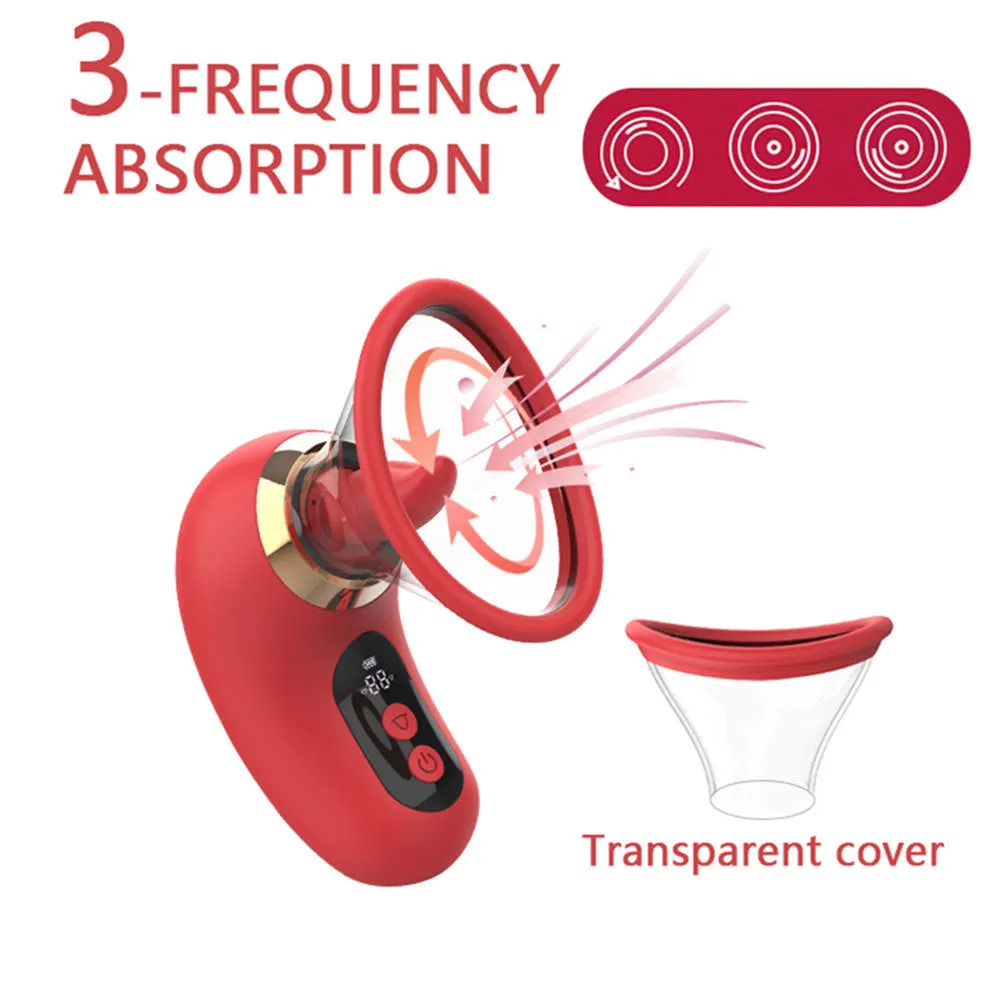Nipple Stimulator Clitoral Tongue Licking Vibrator