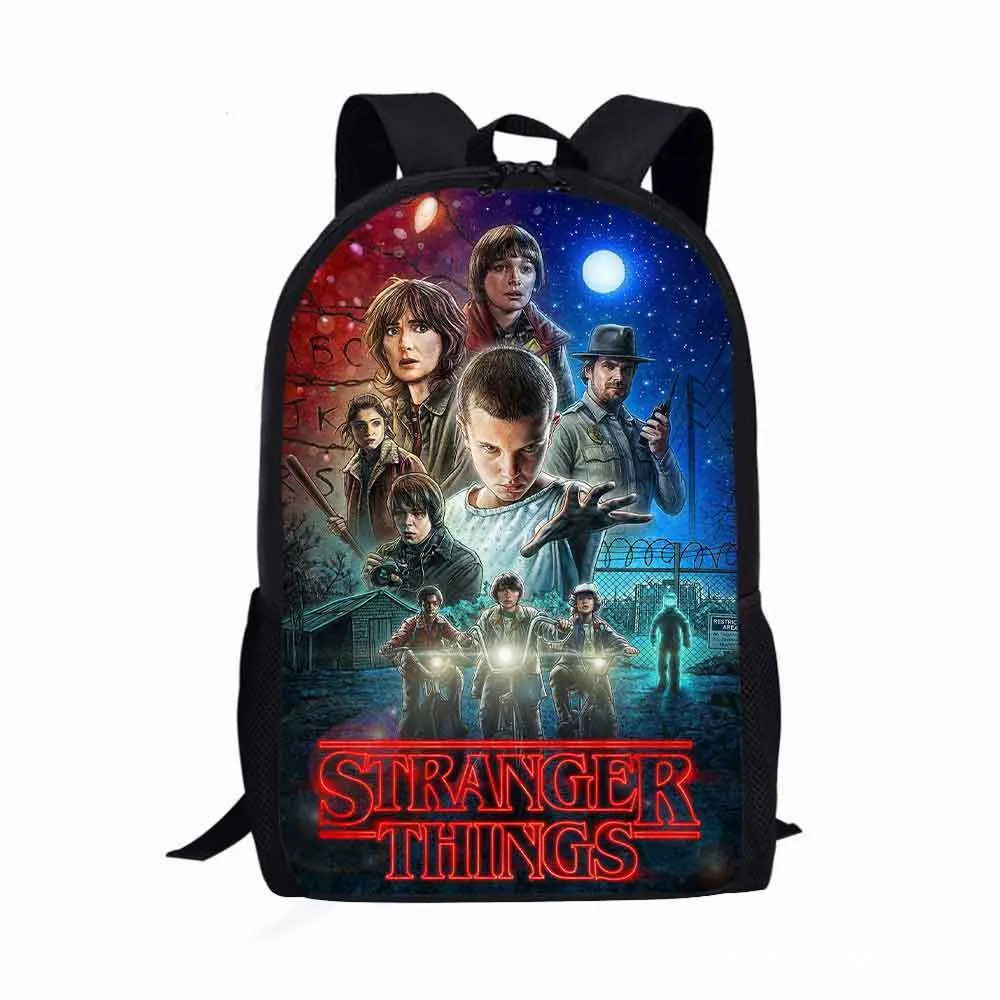 Stranger Things Backpack Primary School Student Schoolbag Boy Schoolbag Kindergarten Backpack