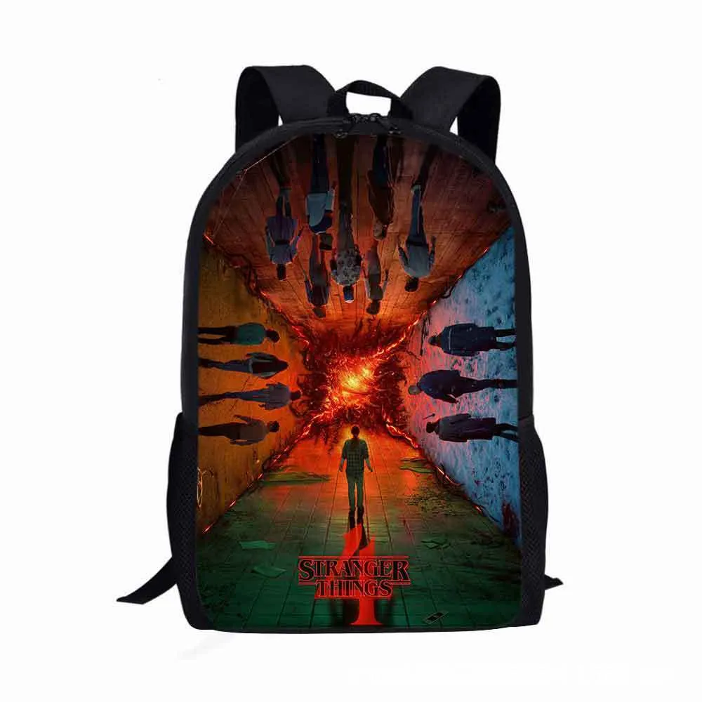 Stranger Things Backpack Primary School Student Schoolbag Boy Schoolbag Kindergarten Backpack