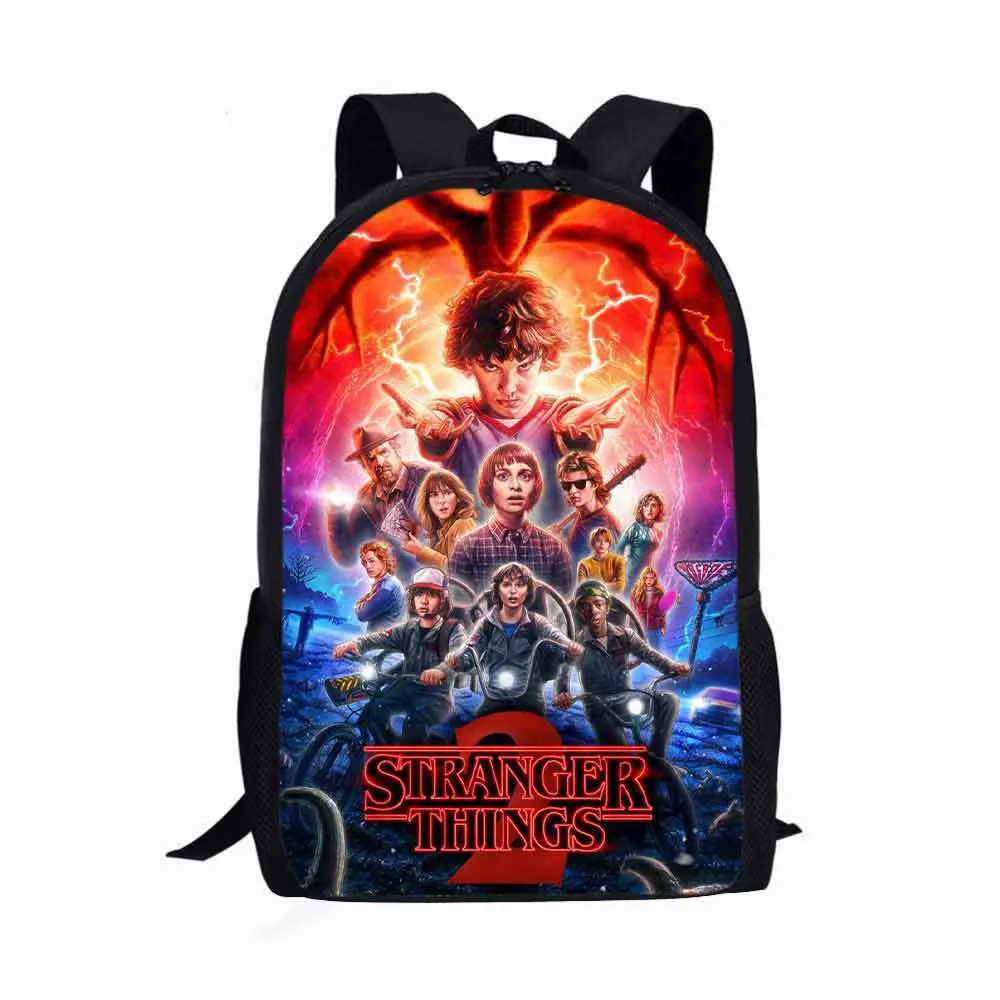 Stranger Things Backpack Primary School Student Schoolbag Boy Schoolbag Kindergarten Backpack