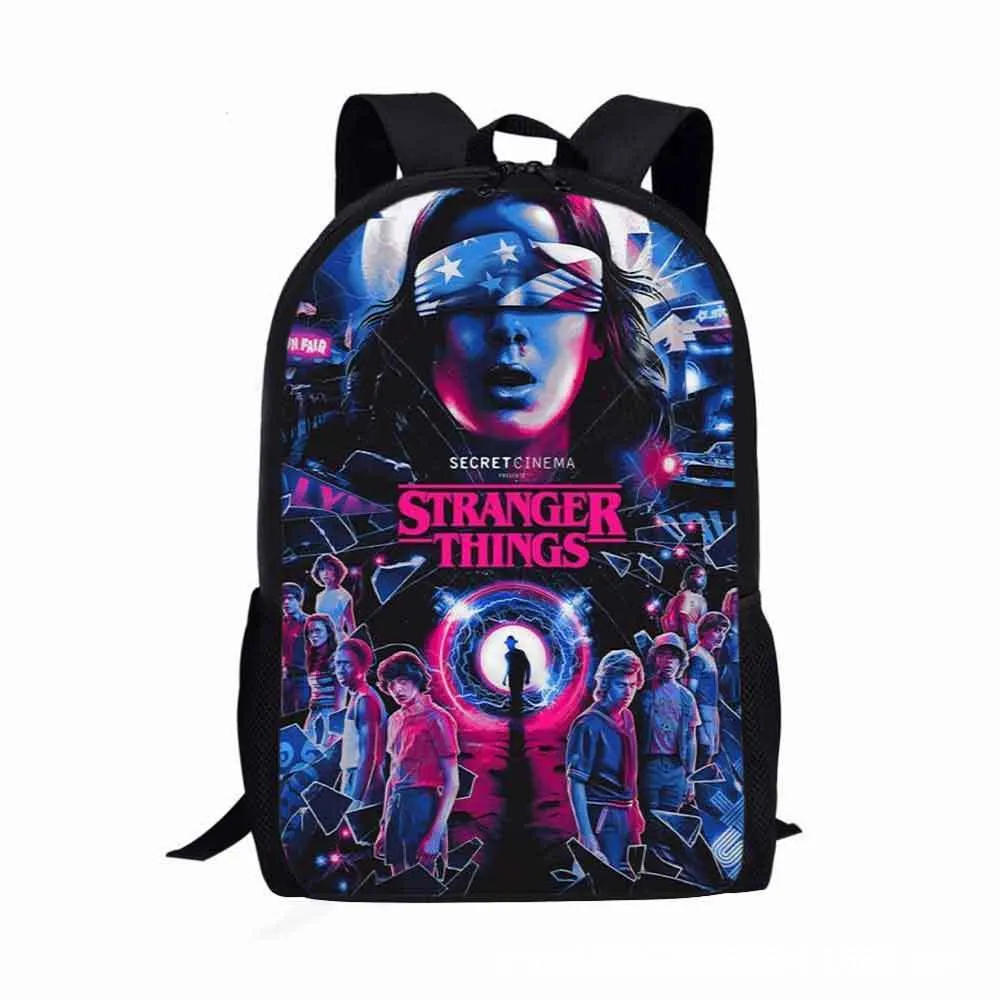 Stranger Things Backpack Primary School Student Schoolbag Boy Schoolbag Kindergarten Backpack