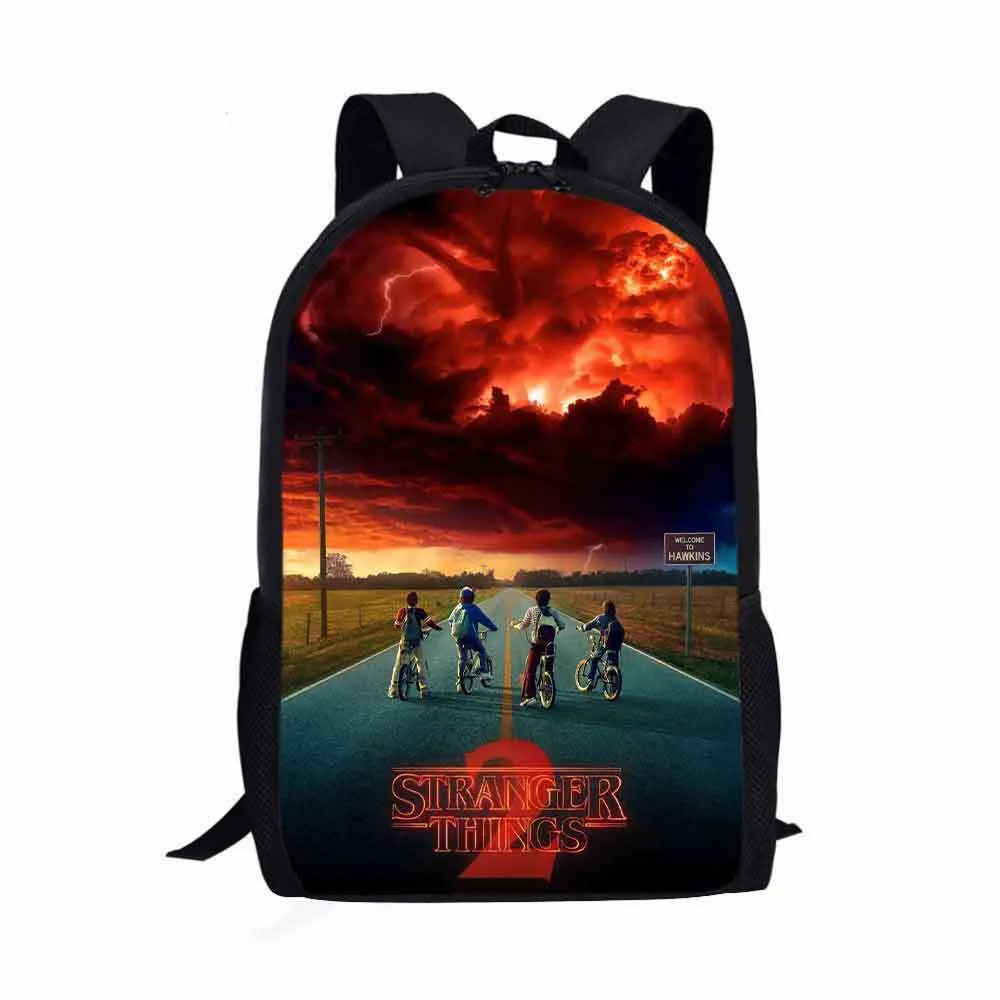 Stranger Things Backpack Primary School Student Schoolbag Boy Schoolbag Kindergarten Backpack