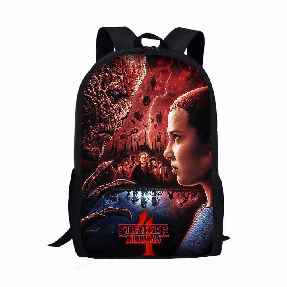 Stranger Things Backpack Primary School Student Schoolbag Boy Schoolbag Kindergarten Backpack