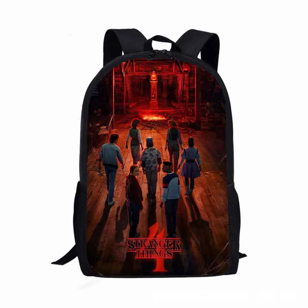 Stranger Things Backpack Primary School Student Schoolbag Boy Schoolbag Kindergarten Backpack
