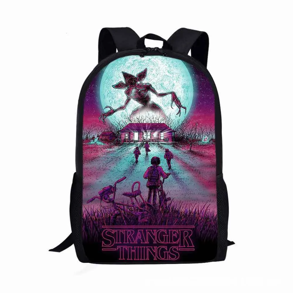 Stranger Things Backpack Primary School Student Schoolbag Boy Schoolbag Kindergarten Backpack